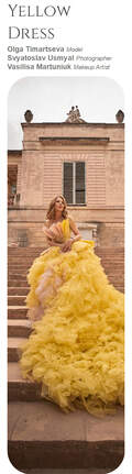 BELLE Magazine - Bellagio - Yellow Dress